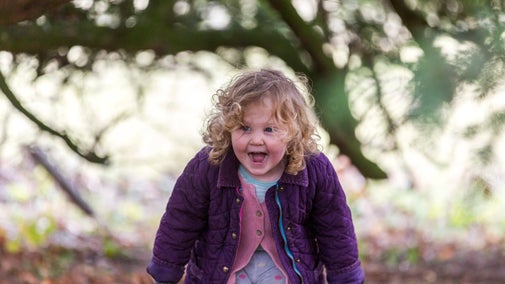 Young girl enjoying the great outdoors